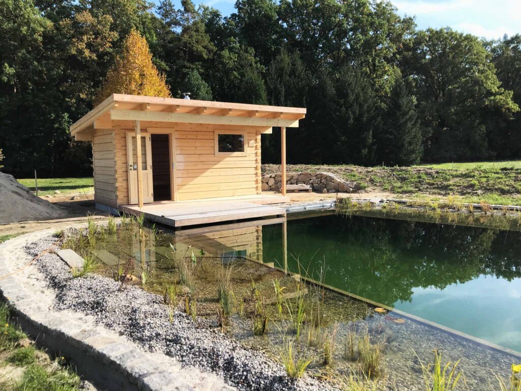 Třebíčko - Rodinná roubená sauna s odpočívárnou -01