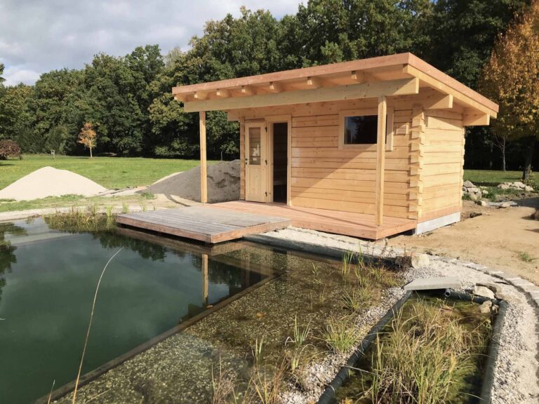 Třebíčko - Rodinná roubená sauna s odpočívárnou -04