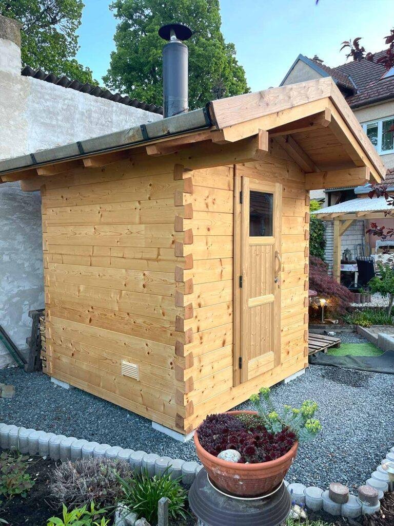 Radejov - Samostatna Moderni Roubena sauna -03