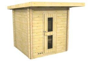 KV -Srubova Sauna - Samostatna Pultova strecha