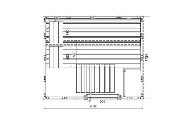 Panelová sauna z masivu - interiérová Panelová sauna z masivu - interiérová 06