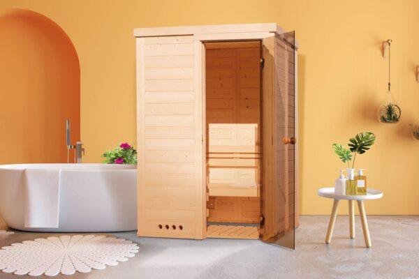 Panelová sauna z masivu - interiérová Panelová sauna z masivu - interiérová 01