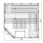 Panelová sauna rohová - interiérová 02