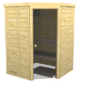 Panelová sauna rohová - interiérová 01