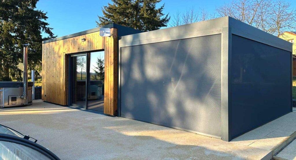 SP - Mokrovraty - Klasicka Venkovni Sauna - konstrukce