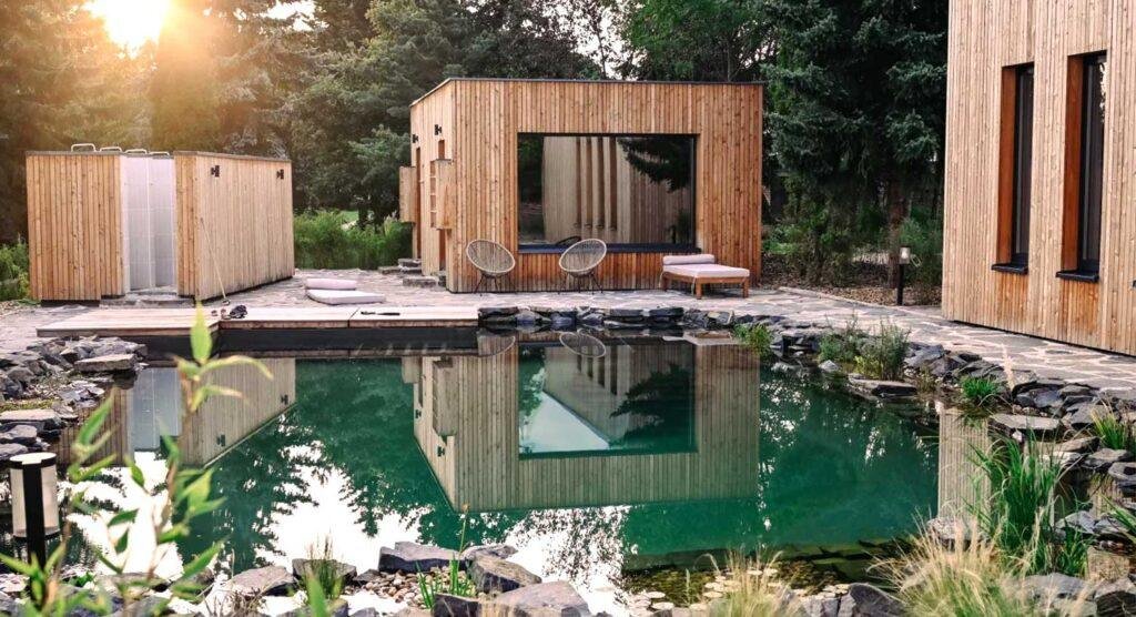 Vsaune.cz - Moderní komerční sauna s odpočívárnou - Mokrovraty - Klasicka Venkovni