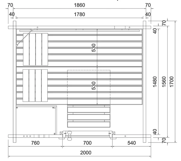 Tundra Light 1 půdorys Tundra Light 1 půdorys