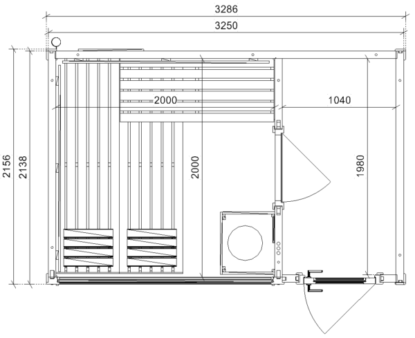 Tundra Solid 2 - půdorys Tundra Solid 2 - půdorys