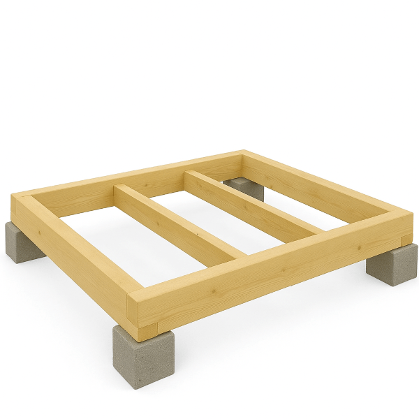 Zesílený rošt k samostatné typizované sauně