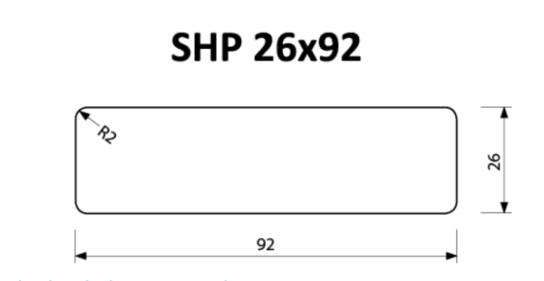 SHP 26x92 SHP 26x92
