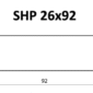 SHP 26x92