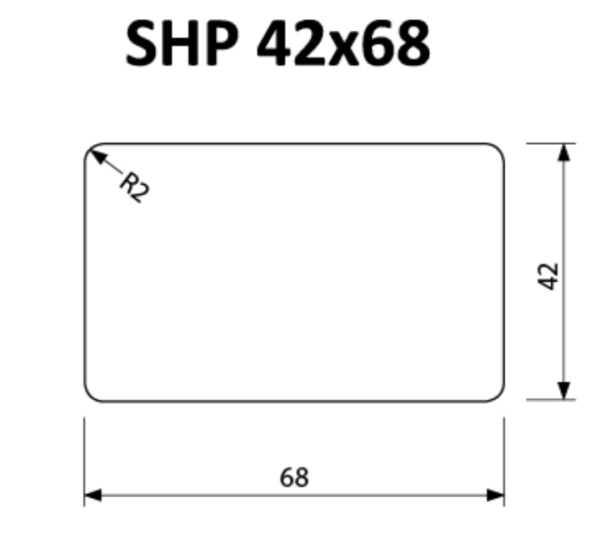 SHP 42x68 SHP 42x68